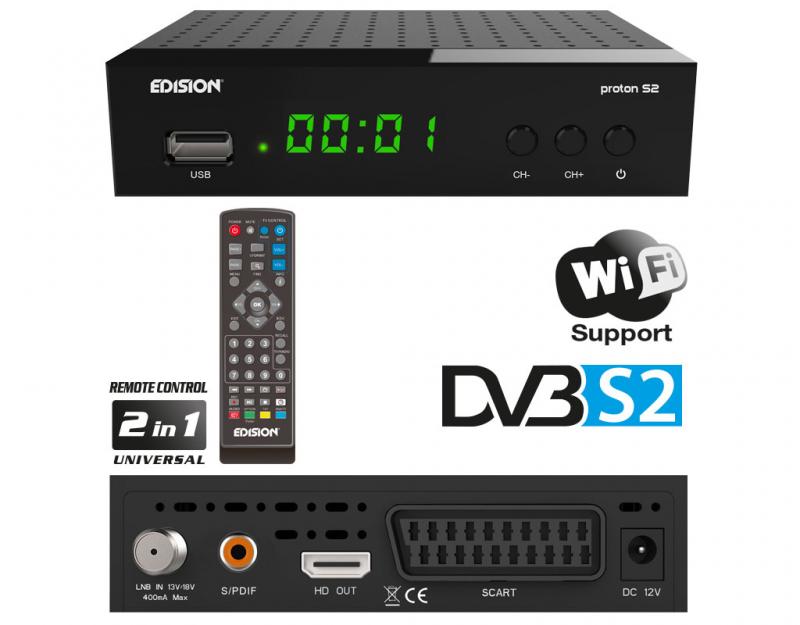 Comprar RECEPTOR TDT ECON COMPACT DVB-T2/CABLE H.265 Online